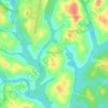 Mappa topografica Nkolméfou I, altitudine, rilievo