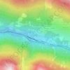 Mappa topografica La Praz, altitudine, rilievo