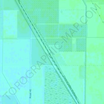 Mappa topografica Angiola, altitudine, rilievo