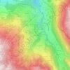 Mappa topografica Orsin, altitudine, rilievo
