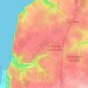 Mappa topografica Le Presbytère, altitudine, rilievo