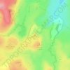 Mappa topografica Le Barthas, altitudine, rilievo