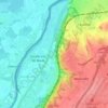 Mappa topografica Broekhoven, altitudine, rilievo