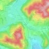 Mappa topografica Le Fagot, altitudine, rilievo