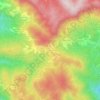 Mappa topografica Prunetta, altitudine, rilievo