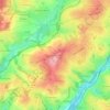 Mappa topografica Montplaisir, altitudine, rilievo
