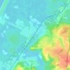 Mappa topografica Leus Cases dou Lac, altitudine, rilievo
