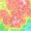 Mappa topografica Balengou, altitudine, rilievo