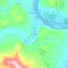 Mappa topografica Mehoopany, altitudine, rilievo