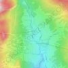 Mappa topografica Sopiazes, altitudine, rilievo