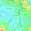Mappa topografica Country Club Estates, altitudine, rilievo