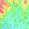 Mappa topografica Ferluc, altitudine, rilievo
