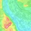 Mappa topografica Santa Lucia, altitudine, rilievo