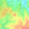 Mappa topografica Le Chatelier, altitudine, rilievo
