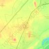 Mappa topografica Chanderiya, altitudine, rilievo
