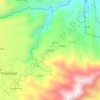 Mappa topografica Kidaran, altitudine, rilievo