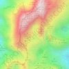 Mappa topografica Forau de la Neu, altitudine, rilievo