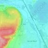 Mappa topografica Léry, altitudine, rilievo