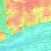 Mappa topografica Sous le Château, altitudine, rilievo