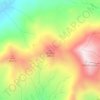 Mappa topografica Zenjiflue, altitudine, rilievo