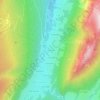 Mappa topografica La Crochère, altitudine, rilievo
