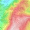 Mappa topografica Guilhado, altitudine, rilievo