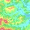 Mappa topografica Montalcinello, altitudine, rilievo