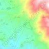 Mappa topografica Castala, altitudine, rilievo
