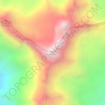 Mappa topografica Solimana, altitudine, rilievo