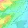 Mappa topografica Combe de Vaux, altitudine, rilievo