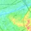 Mappa topografica Lauwe, altitudine, rilievo