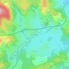 Mappa topografica Fauchemagne, altitudine, rilievo