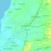 Mappa topografica San Ildefonso, altitudine, rilievo
