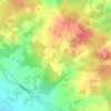 Mappa topografica Osterroden, altitudine, rilievo