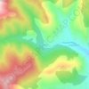 Mappa topografica Diustes, altitudine, rilievo