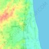 Mappa topografica Kavali, altitudine, rilievo