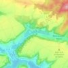 Mappa topografica Sailez, altitudine, rilievo