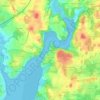 Mappa topografica Tal ar Mor, altitudine, rilievo