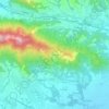 Mappa topografica Fontanella, altitudine, rilievo