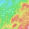 Mappa topografica Manoyoi, altitudine, rilievo