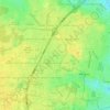 Mappa topografica Le Chut, altitudine, rilievo