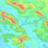 Mappa topografica Bicholim, altitudine, rilievo