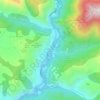 Mappa topografica Gerri de la Sal, altitudine, rilievo