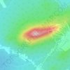 Mappa topografica Mont Adstock, altitudine, rilievo