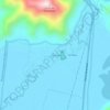 Mappa topografica Churute, altitudine, rilievo