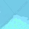 Mappa topografica long Point, altitudine, rilievo
