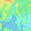 Mappa topografica Larmor, altitudine, rilievo