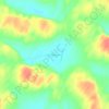 Mappa topografica Kishangarh, altitudine, rilievo