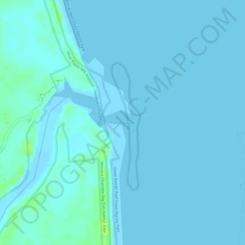 Mappa topografica Port Stewart, altitudine, rilievo