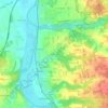 Mappa topografica Montvollant, altitudine, rilievo